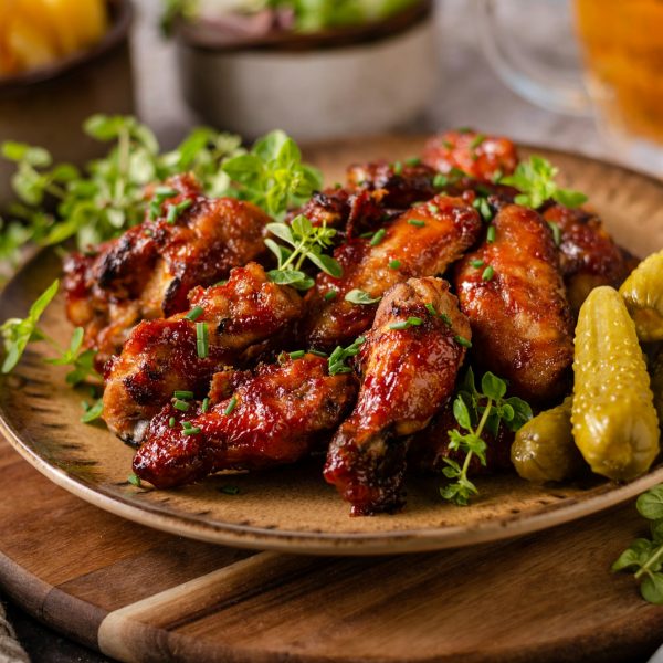 Grilled chicken wings